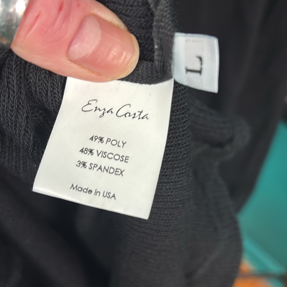 Enza Costa slouch dress Dress Size Lg new - Picture 6 of 8